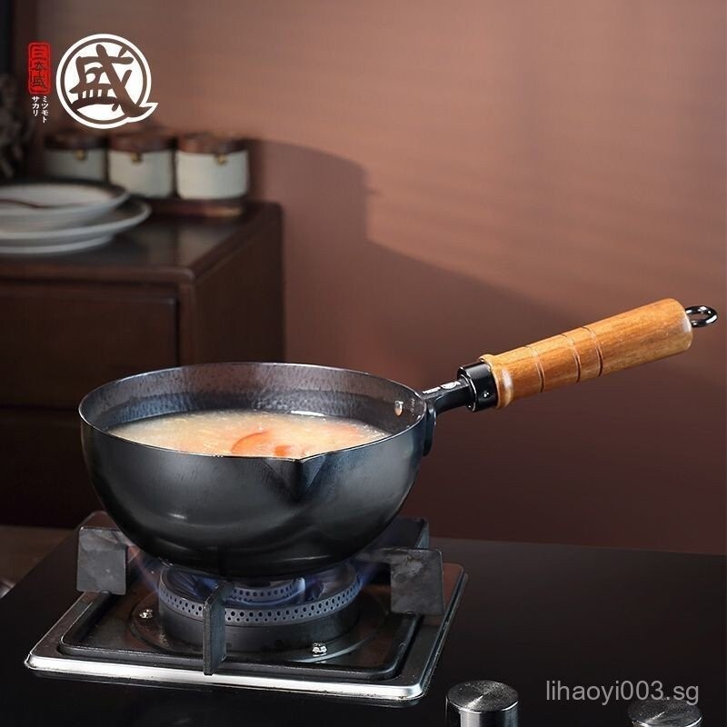 [2300คอลเลกชันประชากร]ญี่ปุ่น Sanbonsheng ทําด้วยมือหม้อนมขนาดเล็กหม้ออาหารเด็กทารก All-in-One หม้อใ