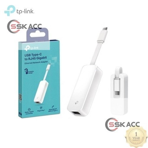 TP Link UE 300C USB Type C ถึง Lan - อะแดปเตอร์เครือข่าย TP-Link UE300C