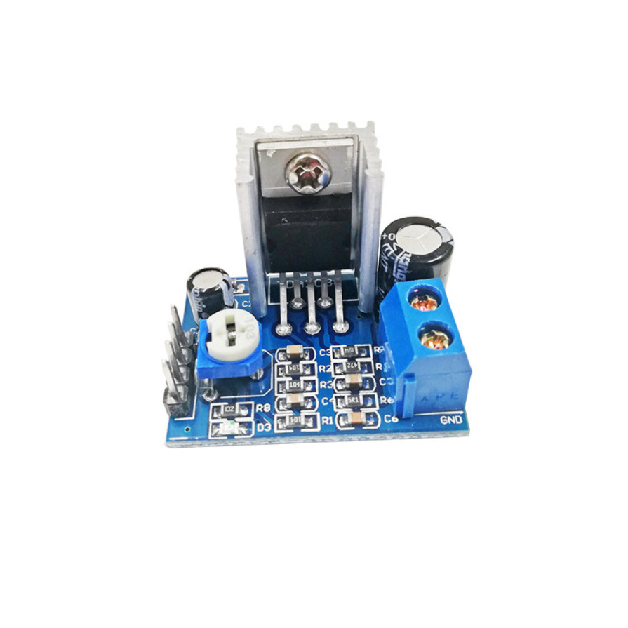 Tda2030 ข้อมูลดิจิตอลเครื่องขยายเสียง PCB mono d2030a 18W mini audio amplifi โมดูล DIY ลําโพง DC6V 1