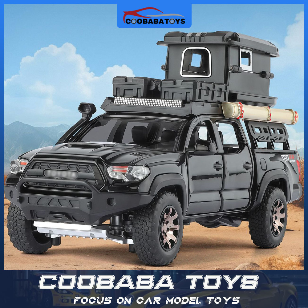 CBB 1:32 Toyota Tacoma Travel Edition โลหะผสมรถDiecastรุ่นวันเกิดของเล่นเด็กเด็กผู้ใหญ่คอลเลกชันFast Shipping