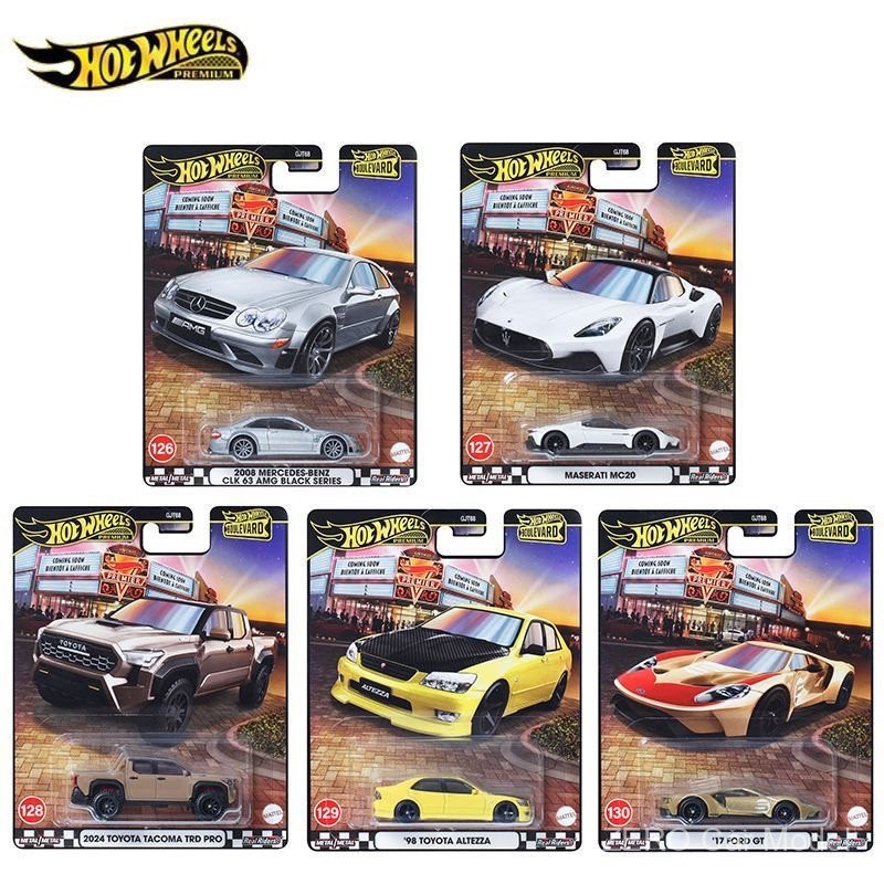 [925HOT] hotwheels Car Culture GJT68 Garden Avenue 26 Mercedes-Benz Toyota Maserati Ford Alloy Car M