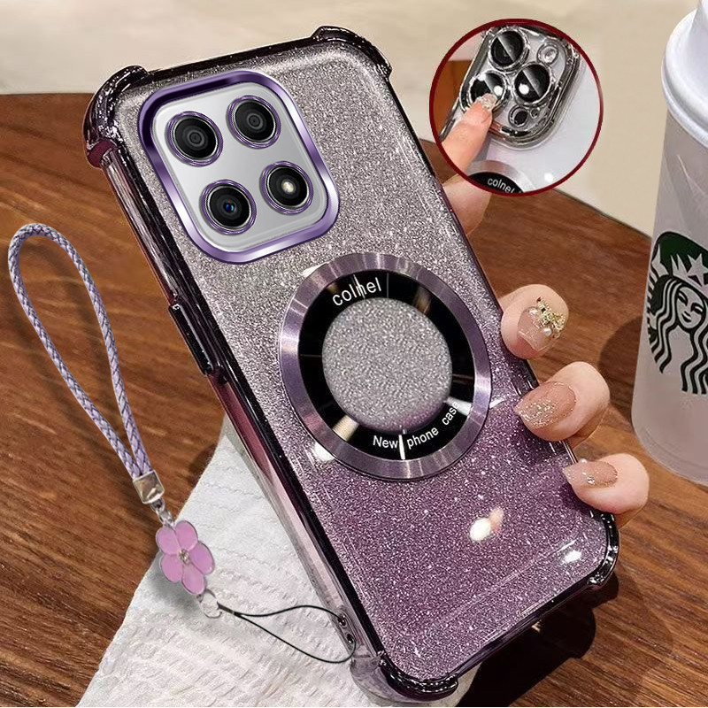 แถมเชือกเส้นเล็กCasing Honor X7C Play 60 Plus 200 สมาร์ท 70 Lite เคสโทรศัพท์สําหรับ 2025 ใหม่ซิลิโคน