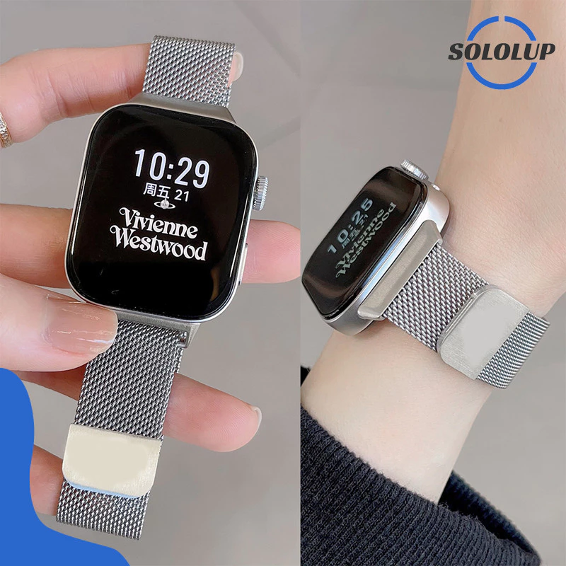 สาย Milanese Loop for Huawei Watch Fit 5 4 3 / 5 Pro / 4 Pro สมาร์ทว็อชสายรัด สายรัดข้อมือเปลี่ยนโลหะสแตนเลส