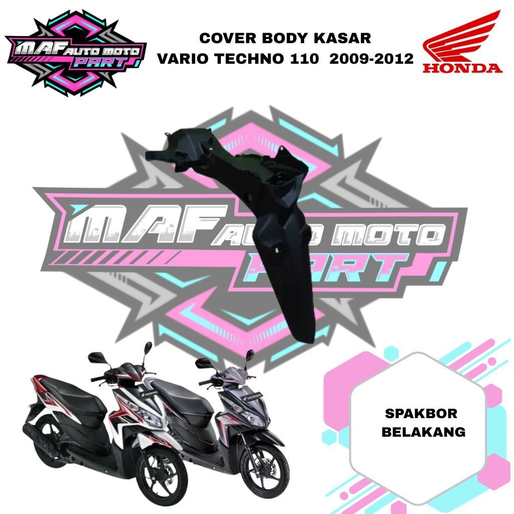 บังโคลนหลัง Honda Vario Techno 110 คาร์บูเรเตอร์ Vario Techno Tecno 110 CBS
