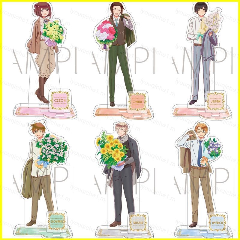 SY2 Hetalia แกน Powers ตัวเลขการกระทําอะนิเมะรุ่นของเล่นแผ่นตกแต่งบ้านเครื่องประดับคอลเลกชันของขวัญ 