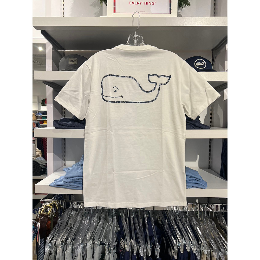 เสื้อยืดผู้ชาย Vineyard Vines ออกแบบลายว्वเอลฟ์ พิมพ์แขนสั้น ทรงโอเวอร์ไซซ์ ราคา ถูกที่สุด ดีลบีเคเค แกลเลอรีภาพที่ 3