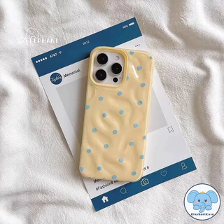 เคสไอโฟน 13 สำหรับ IPhone 17 air 13 11 15 16 14 12 Pro Max 15 14 16 6 Plus เคสลายการ์ตูนจุดสีสันสดใสเรียบง่าย