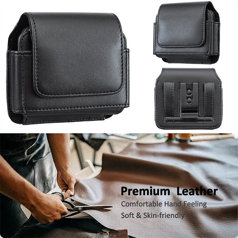 For Samsung Galaxy Z Flip 3 4 5 6 7 5G OPPO Find N3 Flip MOTO Raer 50 40 60 Ultra Leather mini Bag S