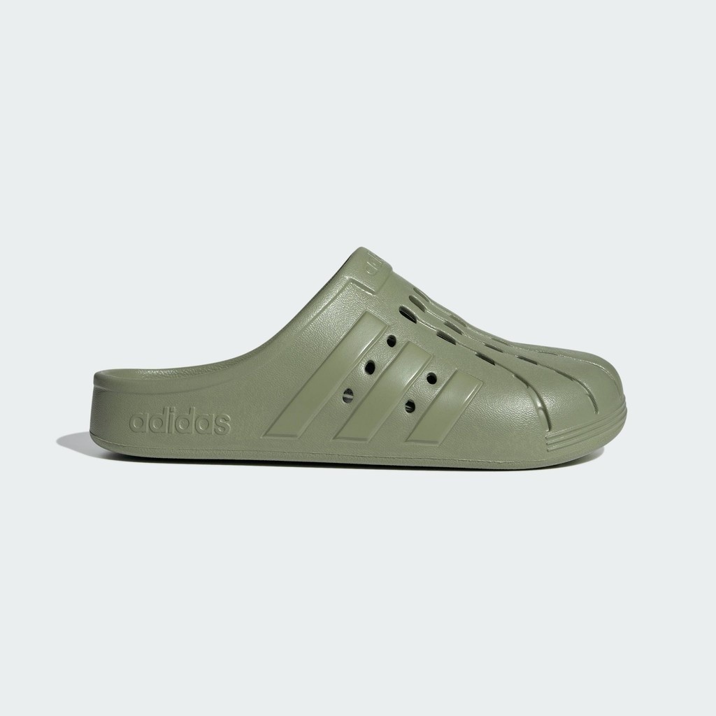 adidas ว่ายน้ำ & ไลฟ์สไตล์ รองเท้าคล็อก Adilette Unisex สีเขียว IG9164
