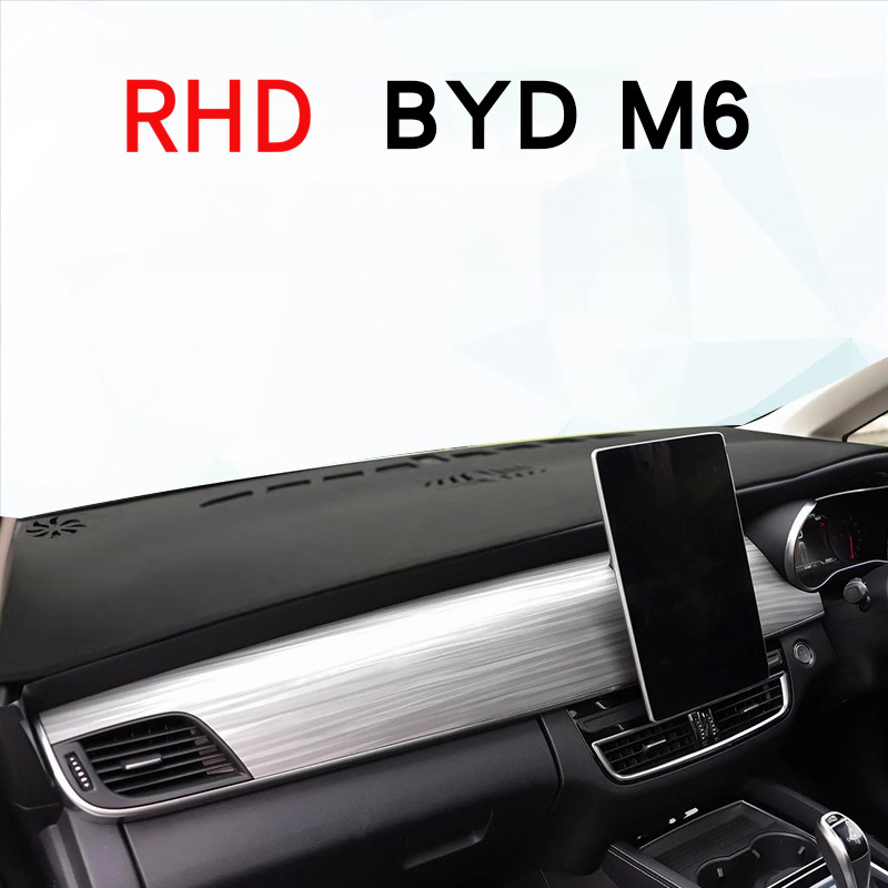 BYD M6 RHD แผ่นป้องกันแสงขับเคลื่อนด้วยมือด้านขวา, แผงหน้าปัดแผงควบคุมส่วนกลาง, แรเงาดวงอาทิตย์, เสื่อกันแดด
