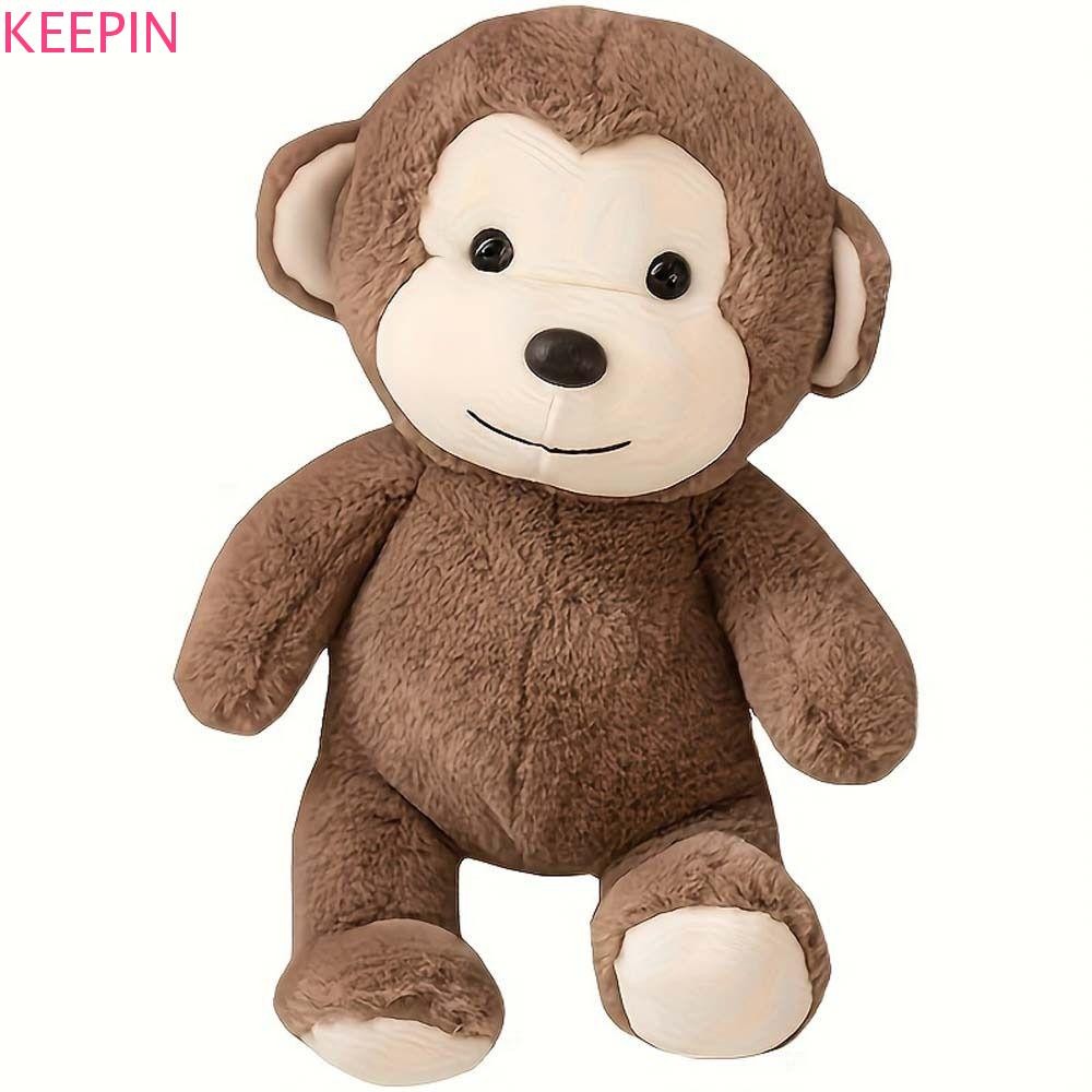 KEEPIN ตุ๊กตาลิงจําลอง Super Soft Plush Monkey หมอนตุ๊กตา 23 ซม. การ์ตูน Kawaii ลิง Baby Appease