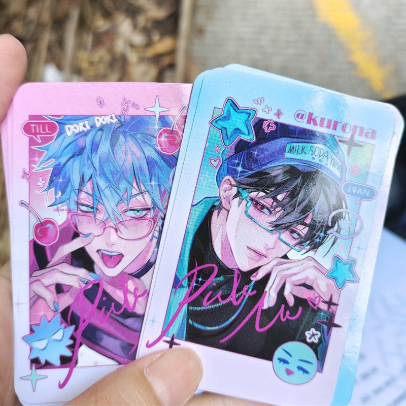 4 ชิ้น/ล็อตสูง Guality TV Alien Stage Decor การ์ด Lomo Ivan Till Photocard HD อัลบั้มสองด้านคอลเลกชันการ์ดรูปถ่าย