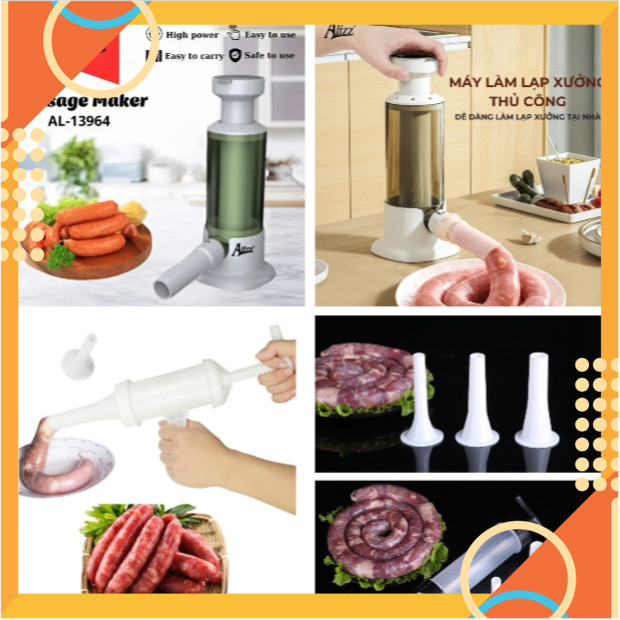 [5 ️] SAUSAGE STUFFING SET - MULTI-FUNCTIONAL ALIZZ AL-13964 SAUSAGE AND SAUSAGE MAKER [HCM]