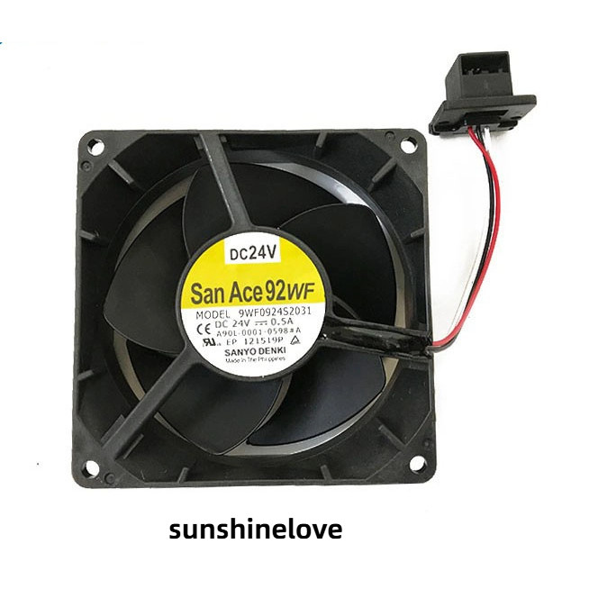 9WF0924S203/1/S20331/S2041 Fanaco 24V พัดลมกันน้ํา A90L-0001-0598#B/เอ ซันโย/ซันโย