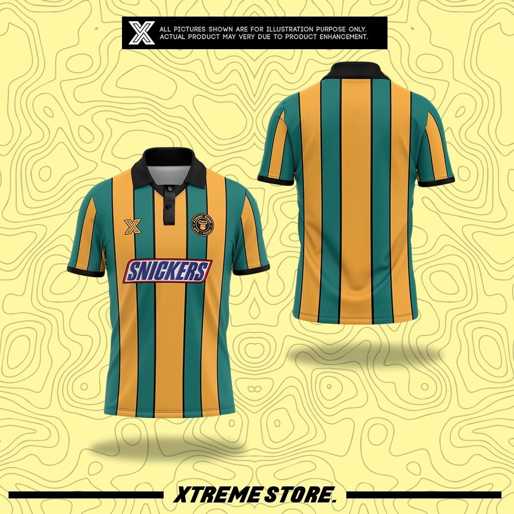 เสื้อเจอร์ซีย์ Retro Snickersonแขนสั้นจากXtreme Store
