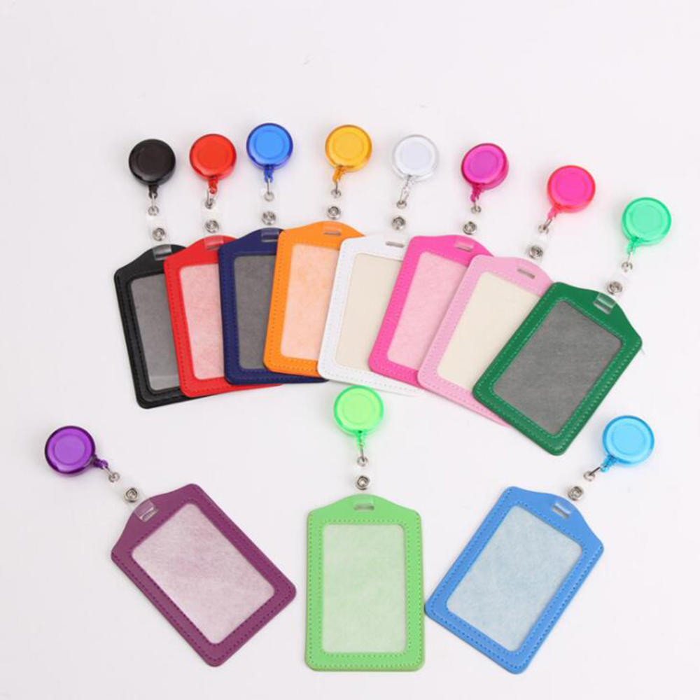 1PC Badge Holder Retractable Reel,ID Badge Holder Key Card Work Badge คลิปสําหรับพยาบาลครูนักเรียนสํานักงานผู้หญิงผู้ชาย