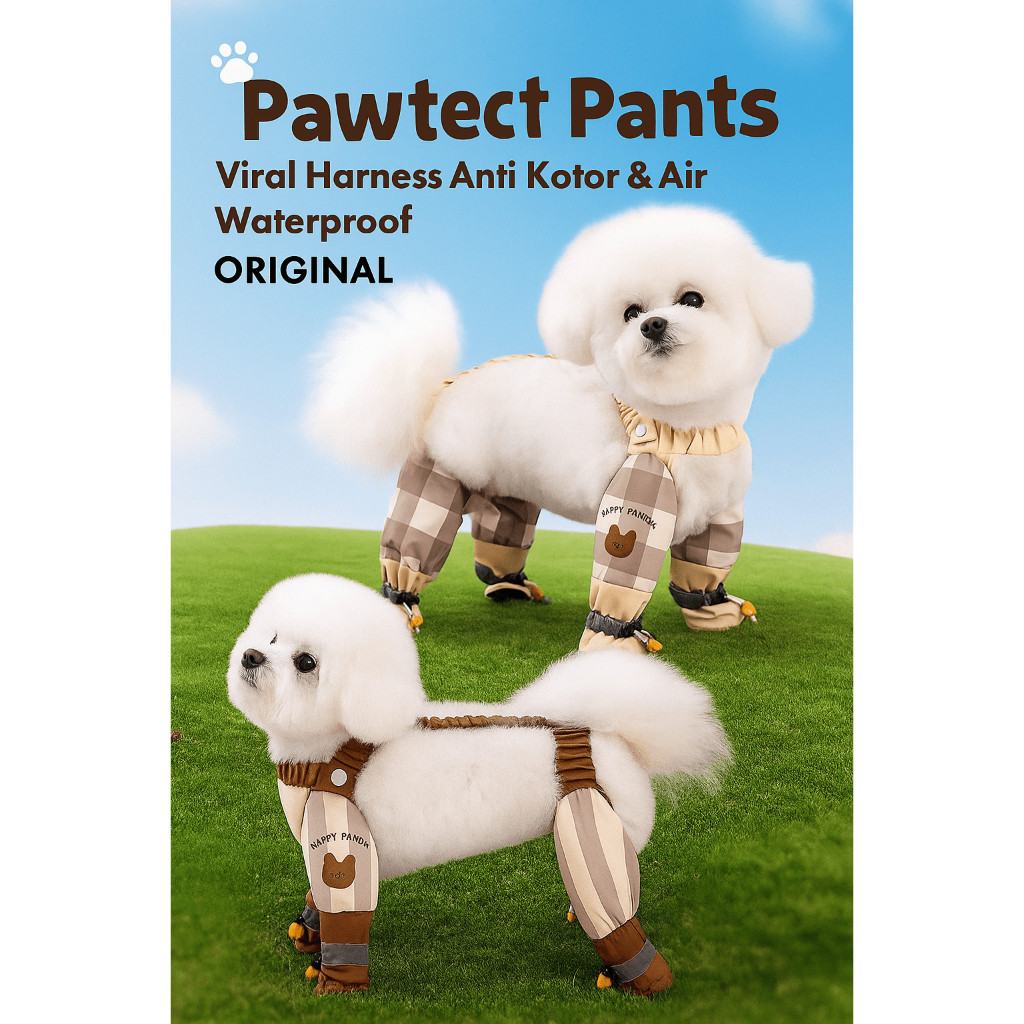 Oodboelu - Pawtect Pants Viral Harness Anti Dirty & Waterproof ORIGINAL | Anabul Pants Dog Cat