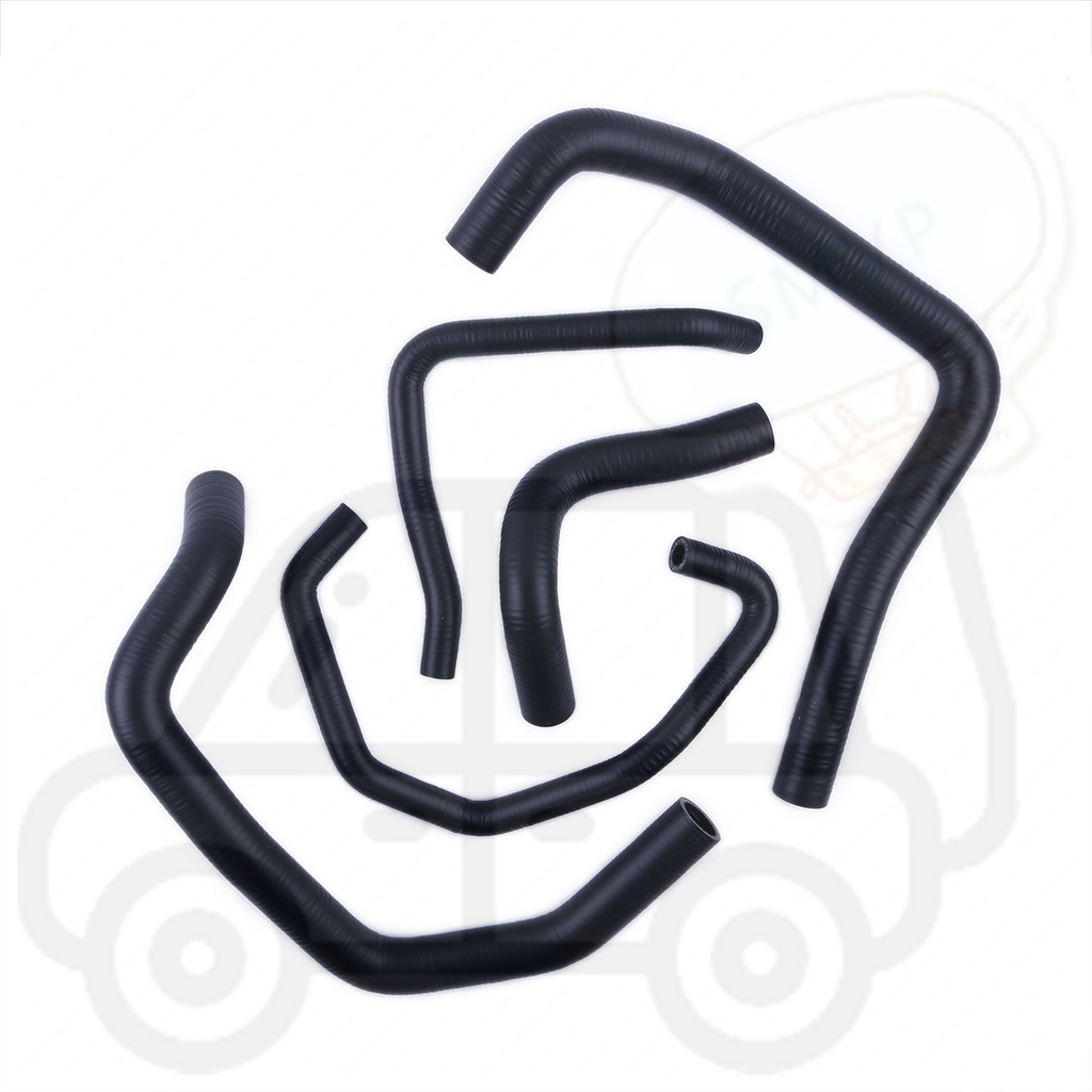 5PCS 3PLY สําหรับ 2005-2006 KAWASAKI ZX6R ZX 6R ZX636 ซิลิโคนหม้อน้ํา Coolant ท่อท่อชุดท่อ