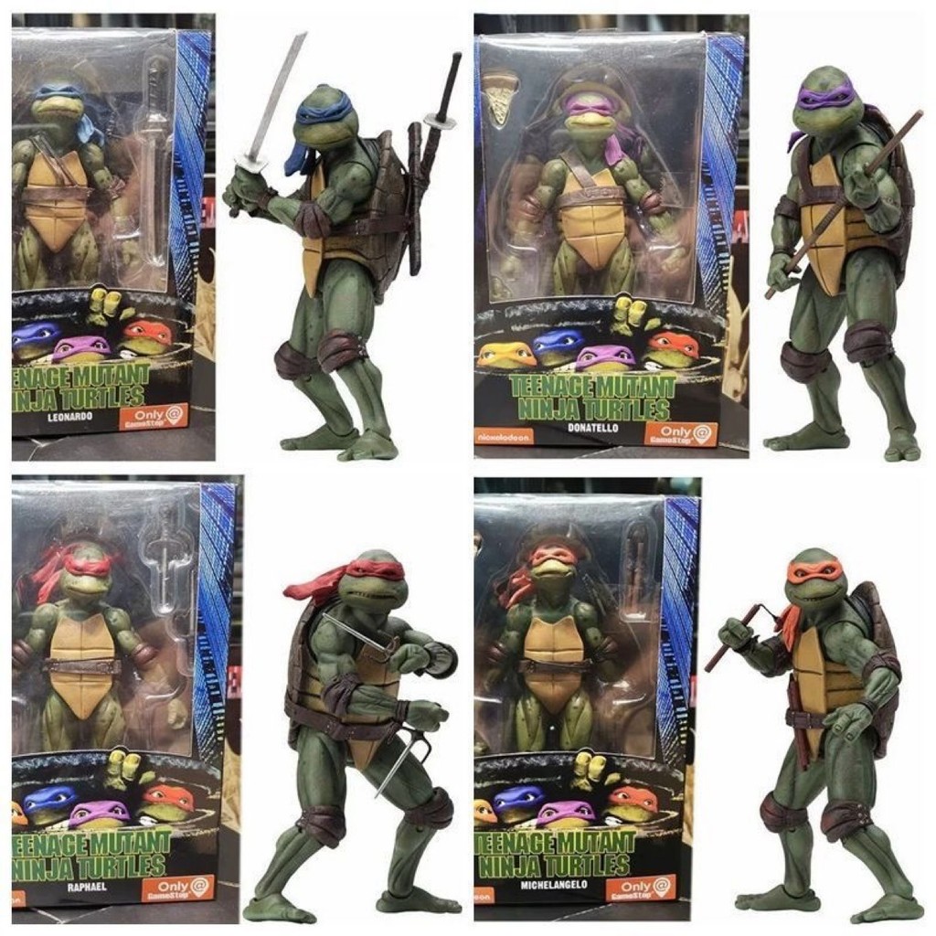 Ninja Turtles NECA 1990 เวอร์ชั่นภาพยนตร์ TMNT Limited Edition Action Figure Model Boxed Figure