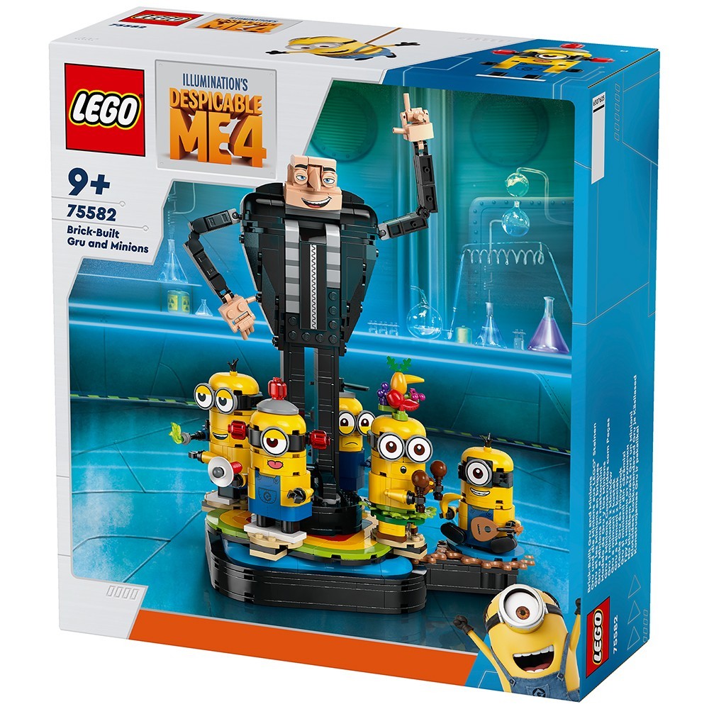 LEGO Despicable Me 4 BrickBuilt Gru และ Minions-75582