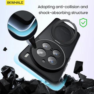 BKWHALE 360° หมุนวงเล็บแม่เหล็กสําหรับVivo X200 Pro X300 Pro X200S X100S X100 Ultra Y100 Y200 Y300 Y400 Pro V60 V50 V40 V30 Lite X200 Pro Mini Clearกรณี