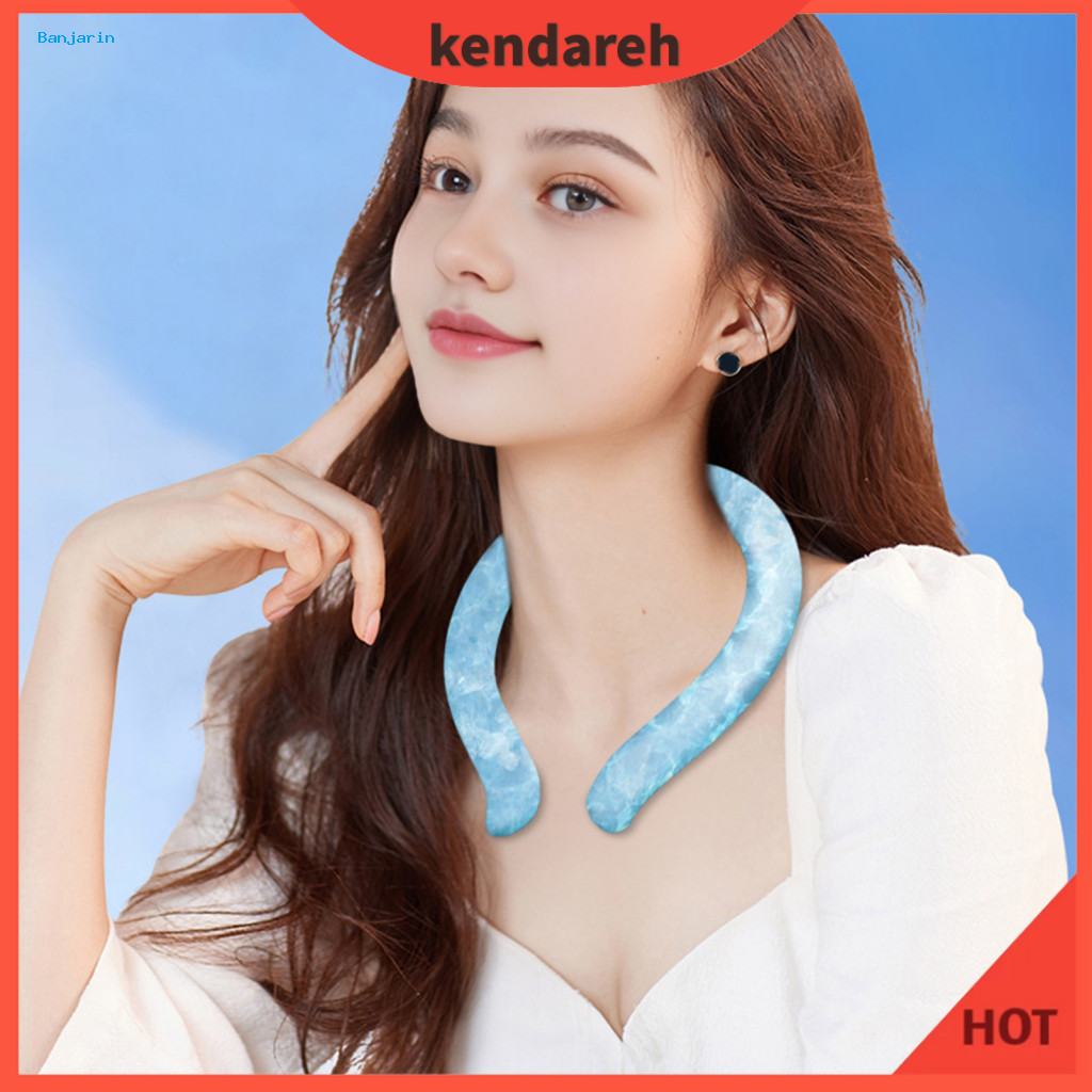 เด็กคอ Cooling Tube Stay Cool ความร้อนแบบพกพาคอ Cooling Tube น้ําหนักเบานํากลับมาใช้ใหม่น้ําแข็งเย็น