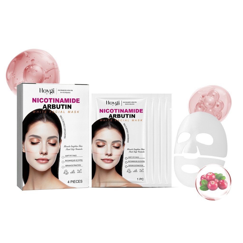 Hoygi Niacinamide Arbutin Moisturizing Mask (กล่อง) ผิวหน้า Moisturizing Firming Moisturizing Essenc