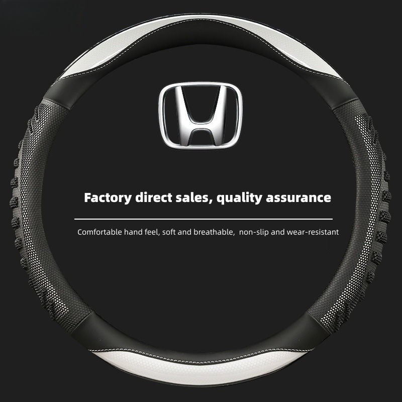 HONDA พวงมาลัยรถสําหรับ Honda Civic Fit Freed Stream HR-V CR-V Vezel พวงมาลัยรถอุปกรณ์เสริม