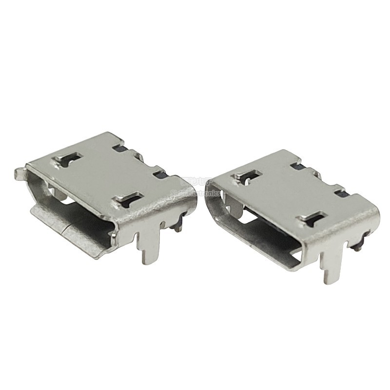 ถักด้วย Mike Horns micro usb 5pin 5pin Four-pin Socket Board USB Socket USB Female Socket