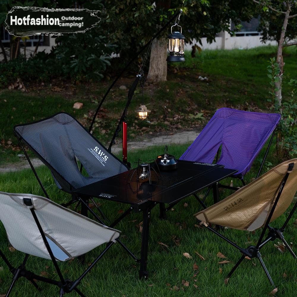 WELLHIKE เก้าอี้พับ Moon Chair เก้าอี้พับกลางแจ้งแบบถอดได้ เก้าอี้พับน้ำหนักเบาพิเศษ เก้าอี้ปิกนิก เดินป่า ตกปลา บาร์บีคิว ปิกนิกชายหาด