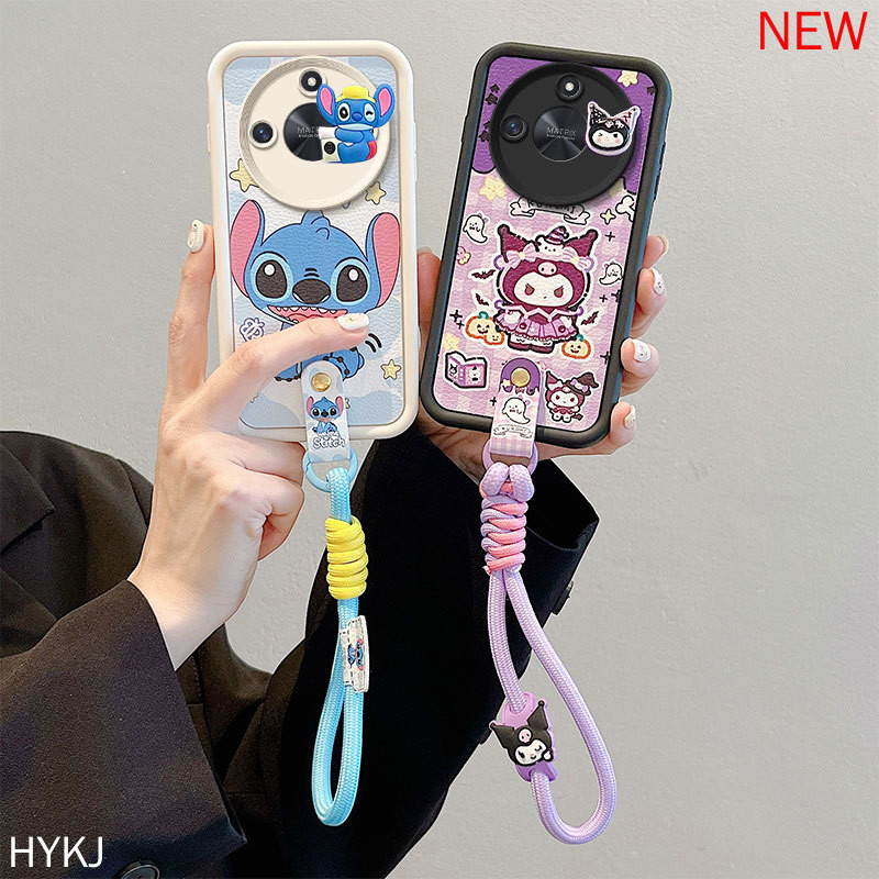 เคส Honor X9C 5G Anti fall อะนิเมะการ์ตูน TPU ซิลิโคนอ่อนนุ่ม 3D เคสโทรศัพท์หนัง BM