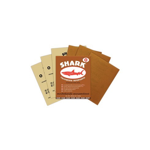 กระดาษทราย ฉลาม Shark ยกแพ็ค ราคาต่อแผ่น Bonus