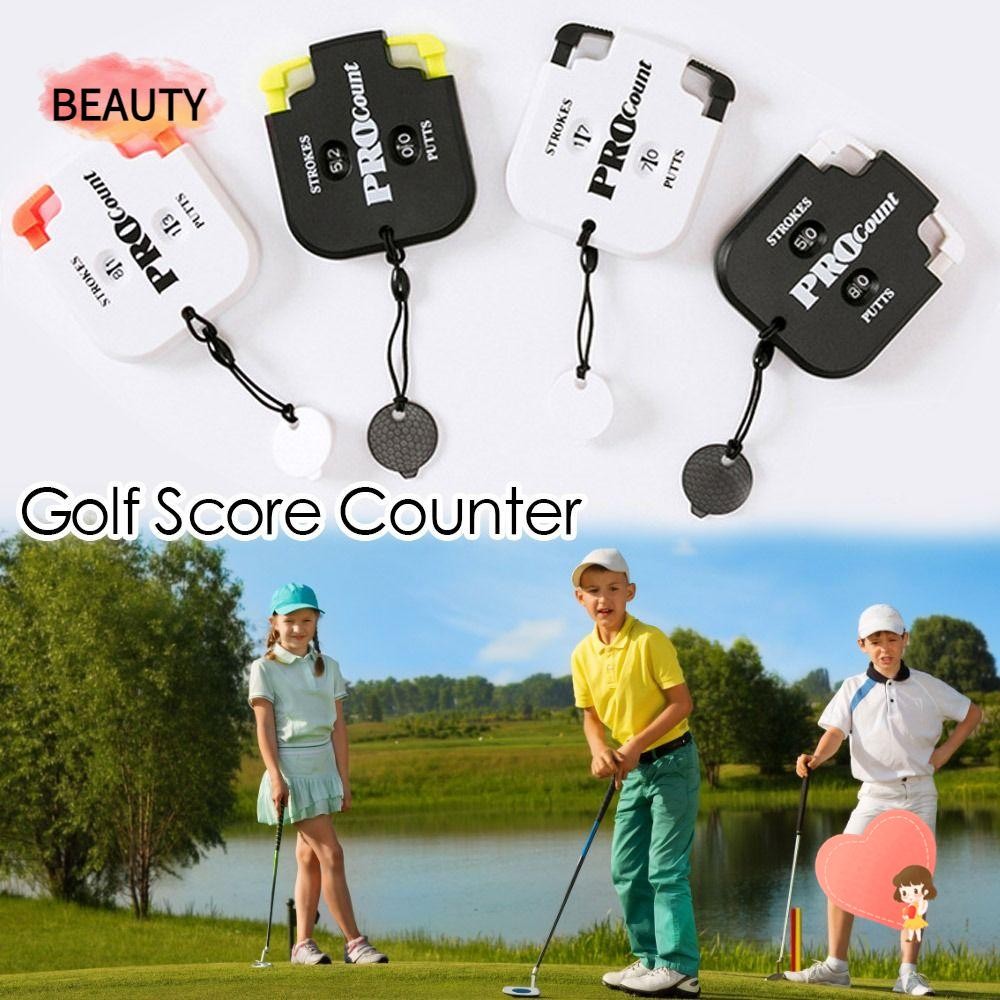 BEAUTY Golf Score Counter Outdoor Handy Portable Putt Score Counter