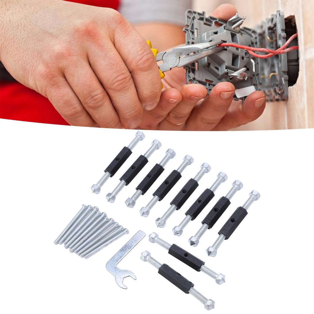 Malory-th junction box ackener เครื่องมือ strut wall switch switch sitch ชุดซ่อมแซมร้านซ่อมที่มีประส