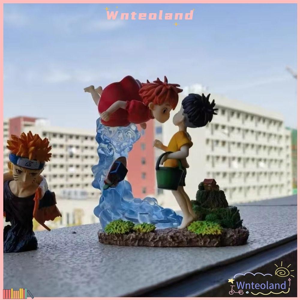 WNTEOLAND Ponyo Sousky Seagal รูป,คอลเลกชันเล่น Ponyo บน Cliff รูป,แฟชั่นตุ๊กตา PVC เด็กของขวัญ Pony
