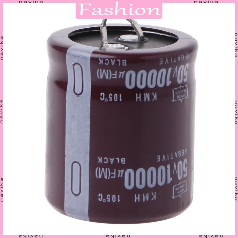 NAV 10000uF 50V 105°C Power Electrolytic Capacitor Snap Fit
