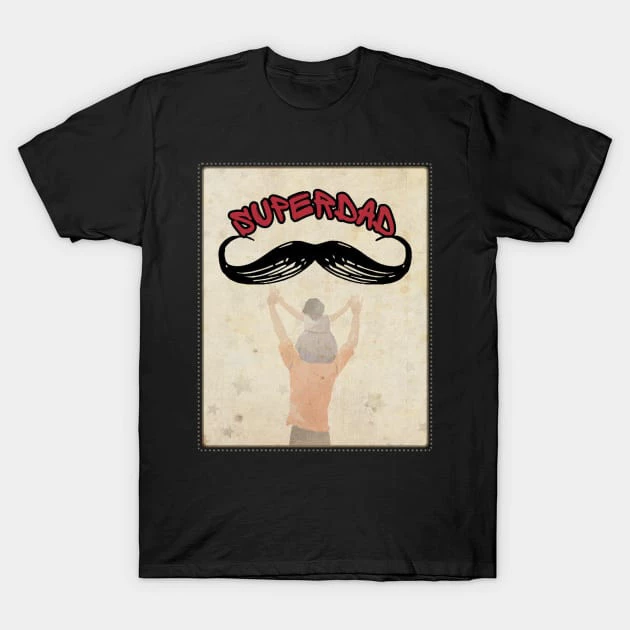 เสื้อยืด Vintage Superman Is Dad Cotton 100%