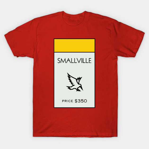 เสื้อยืด Vintage Smallville Property Card - รูปที่ 1
