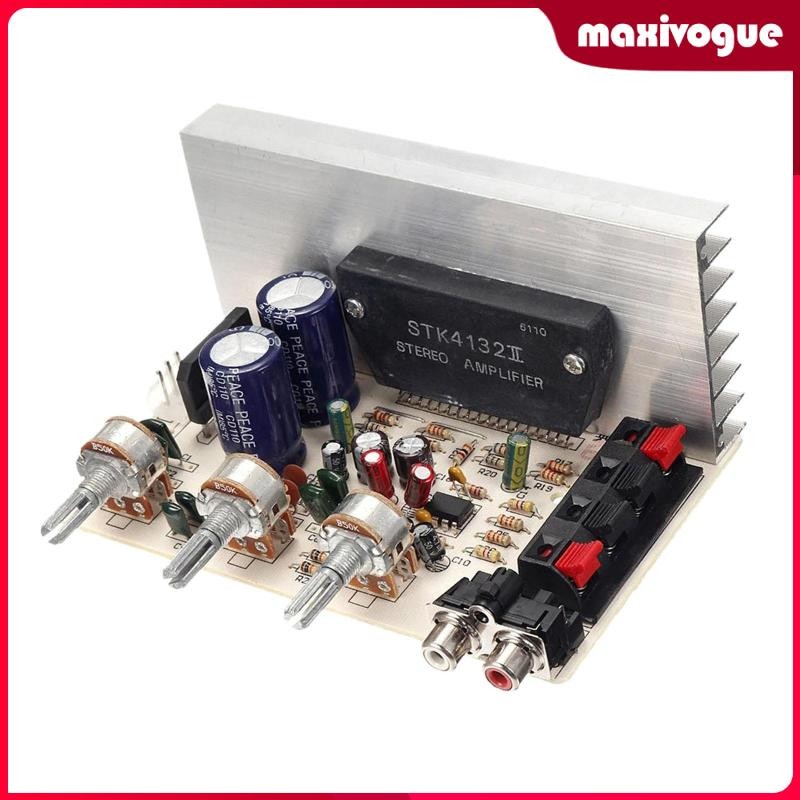 [Maxivogue] DX0408 100W Dual Channel Digital Power Audio Stereo Amplifier Board DC 12V