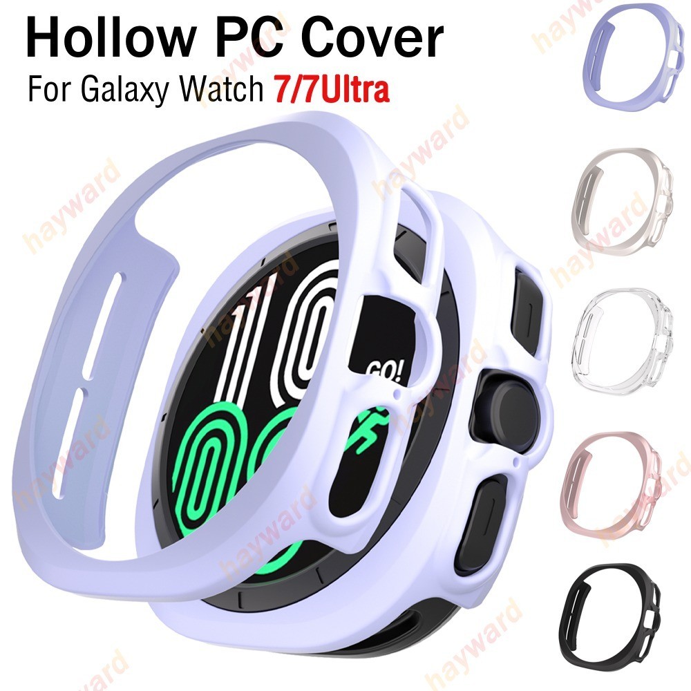 ป้องกัน PC สําหรับ Samsung Galaxy นาฬิกา 7 Ultra 47 มม.Hollow Protector กรอบกันชนนาฬิกา 7 40 มม.44 มม.ฝาครอบ