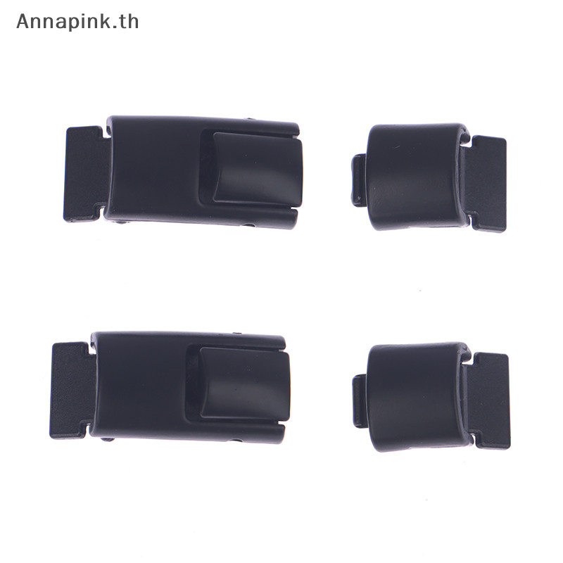 Annapink.th 2 ชิ้น/เซ็ต Lazy Shoelace Buckle ไม่มี Tie Lock Shoe Laces Claspsps Fixed Artifact EN