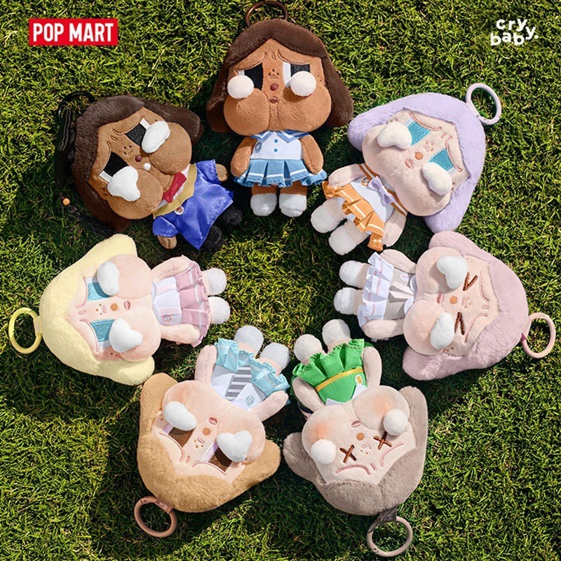 POP MART CRYBABY Sunset Song Club Series พวงกุญแจ Plush pendant Random box
