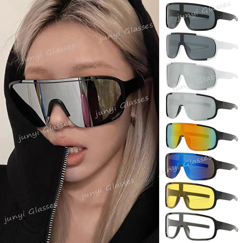ผู้ชายกีฬา UV400 ขี่จักรยานกรอบใหญ่แว่นตากันแดดจักรยาน Mountaineering จักรยานกลางแจ้งแว่นตาแว่นตากระจกหน้ารถ Shades สําหรับผู้ชายผู้หญิง