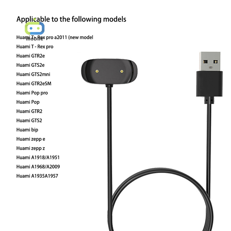 [maygood] 60/100 ซม.Smart Watch Dock Charger Adapter สายชาร์จ USB สายไฟแม่เหล็กสําหรับ Huami Amazfit Bip U/GTR2/GTR 2e/GTS2/Pop pro/Zeep E {TH}