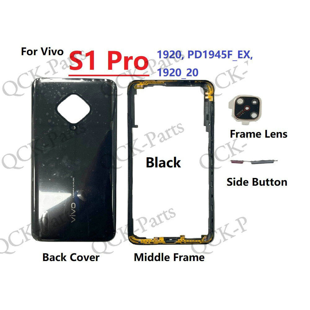 ฝาหลังแบตเตอรี่พร้อมกรอบกลางสําหรับvivo S1 Pro 1920 รูปที่ 5