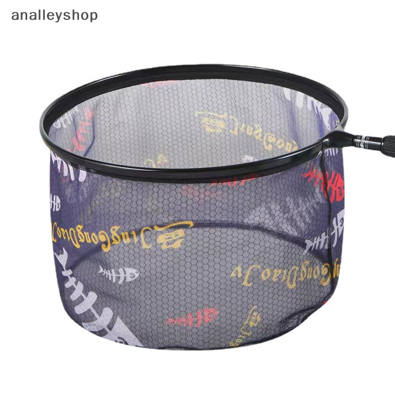 [Analleyshop] ตาข่ายตกปลาคาร์บอนกลางแจ้งตาข่ายพับได้ลึก Landing Dip หัวสุทธิรอบตาข่ายขนาดเล็กตกปลามือสุทธิตกปลาเครื่องมือสะดวก [th]