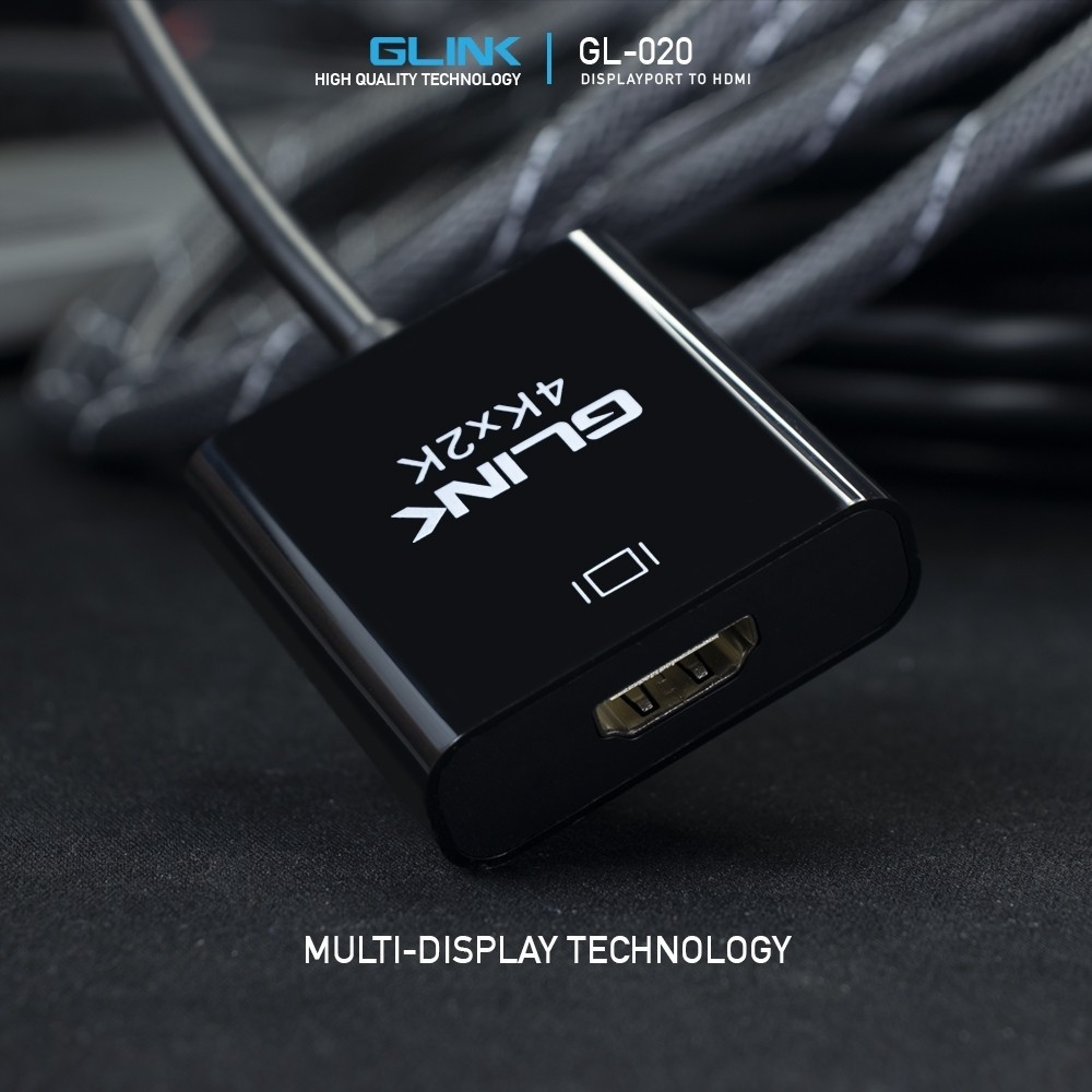 🛵มีส่งด่วน💨 GLINK GL020 (GL-020) CONVERTER DISPLAY PORT TO HDTV HDMI แปลงสัญญาณ DISPLAY เป็น HDMI