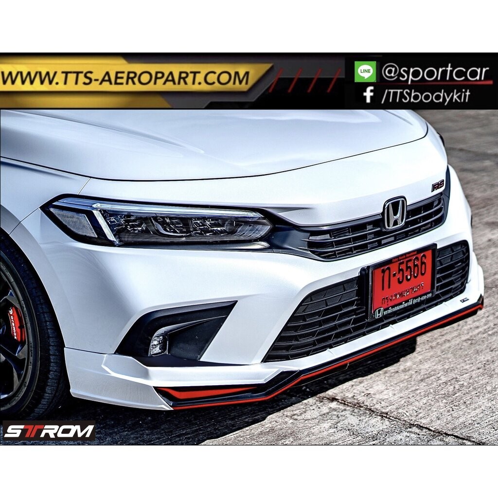 ชุดแต่ง Civic FE 2021 2022 2023 STROM - สเกิร์ตรอบคัน Honda Civic FE แต่งสวย ของแต่ง Civic FE ราคาไม