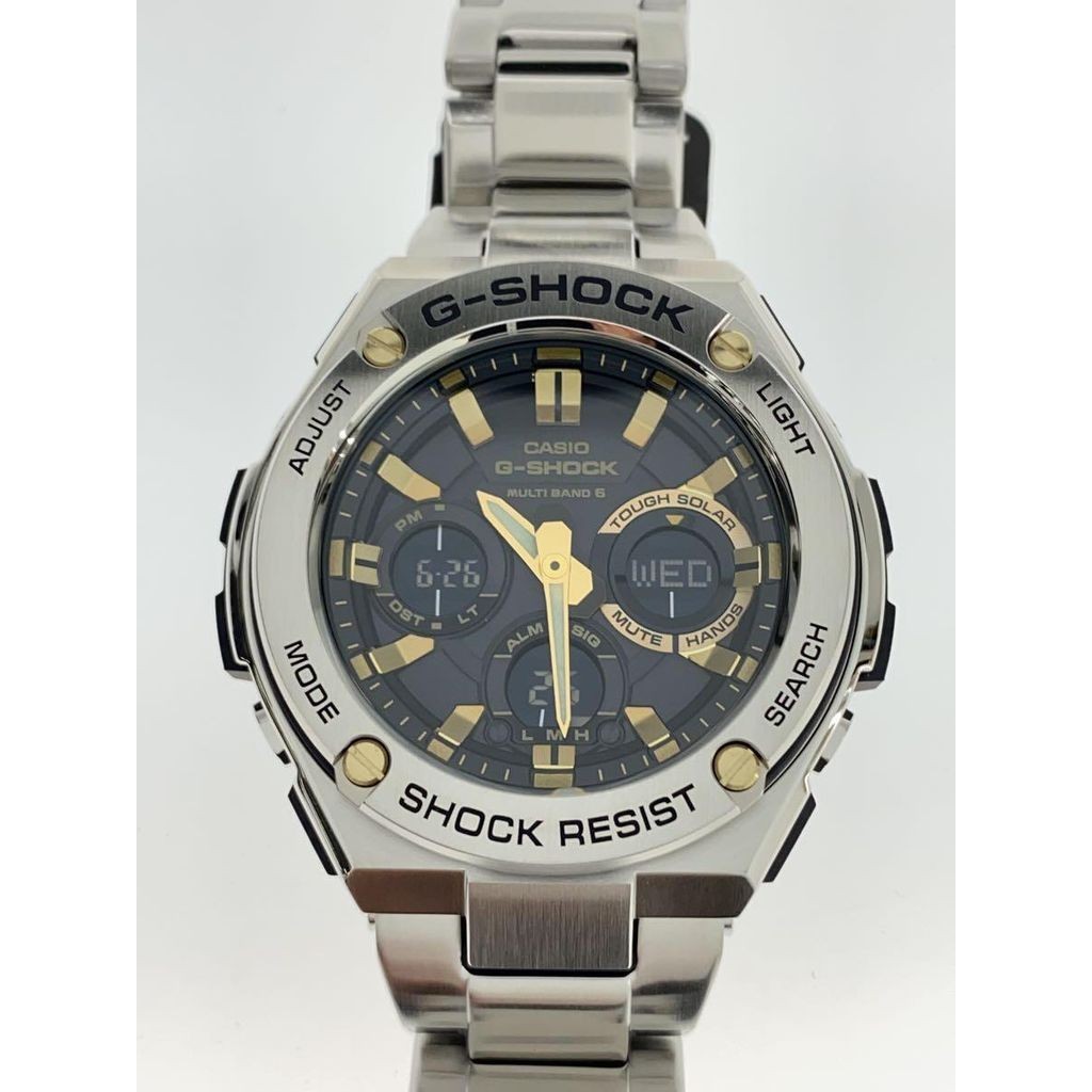 CASIO Wrist Watch G-Shock Black Men's Solar Stainless Direct from Japan Secondhand 2339161724813