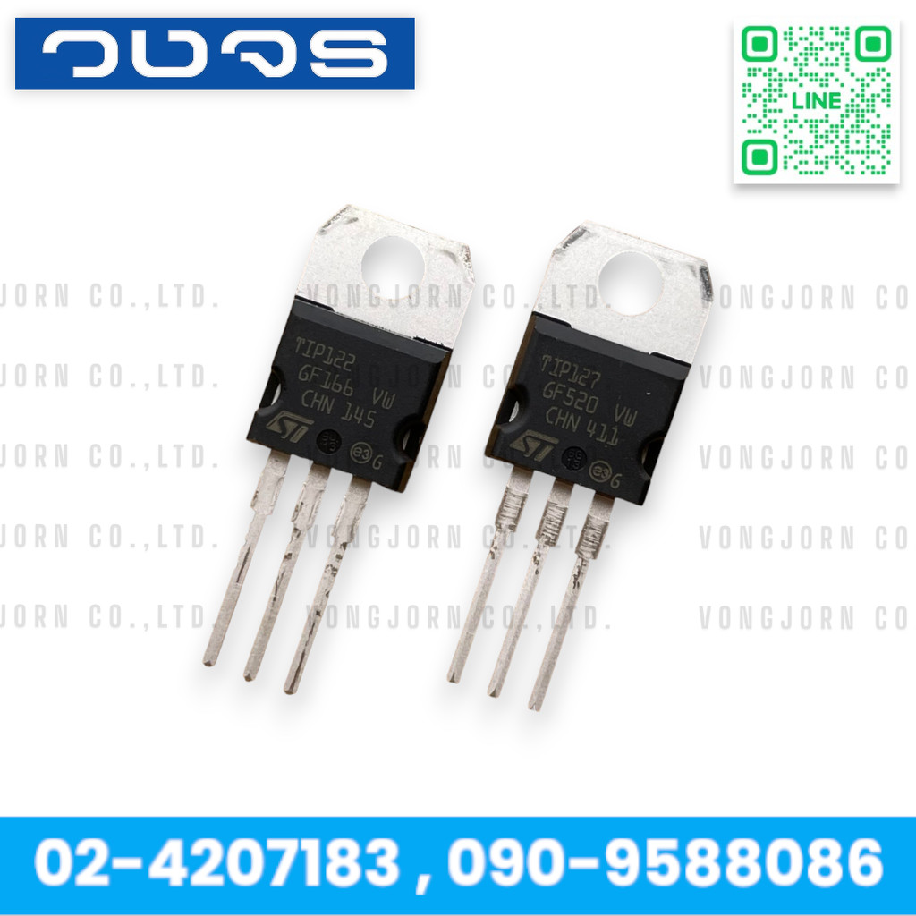 TIP122 TIP127 ST Silicon Power Darlington Transistors Transistor 5A 100V for Power Linear and Switch